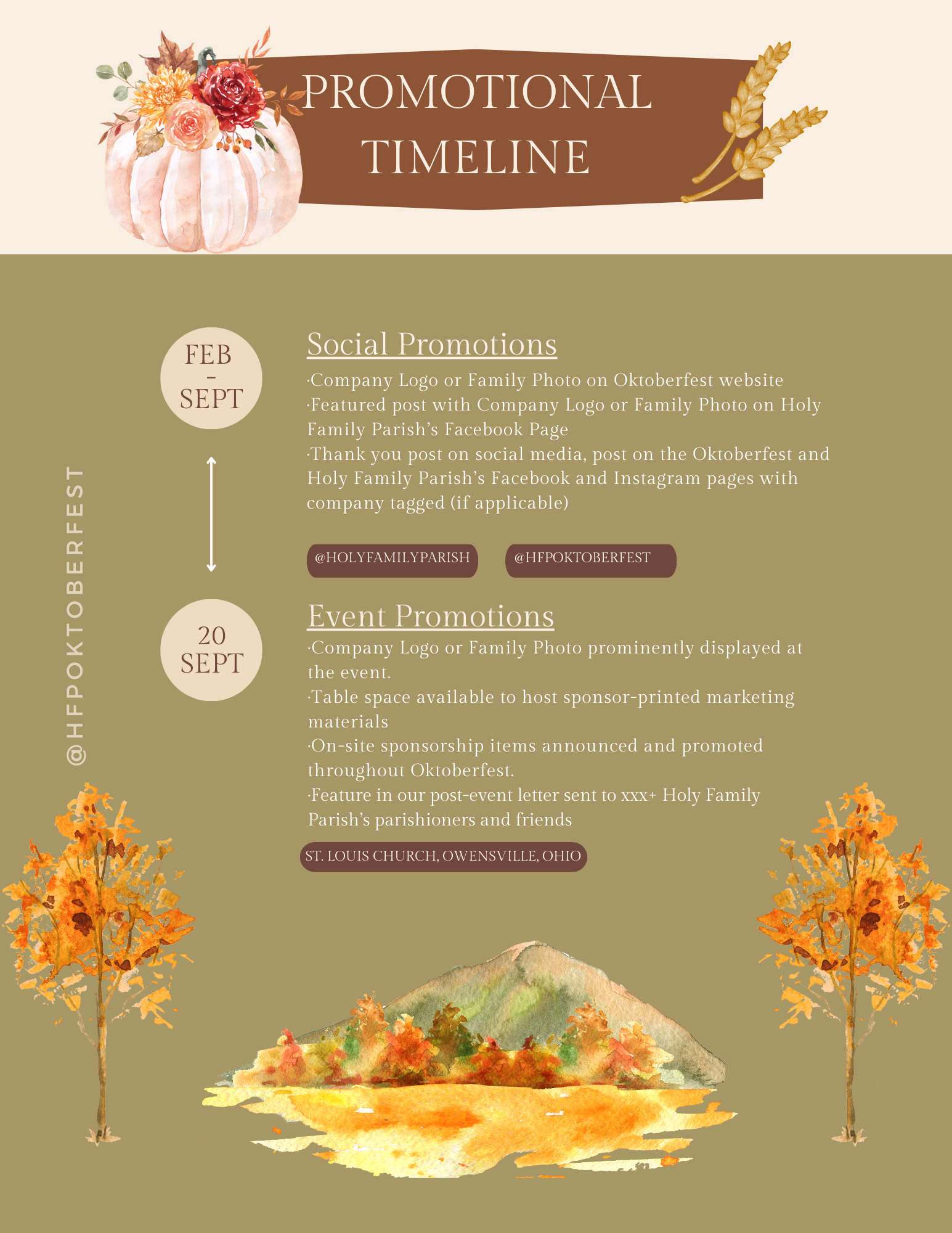 promotional timeline